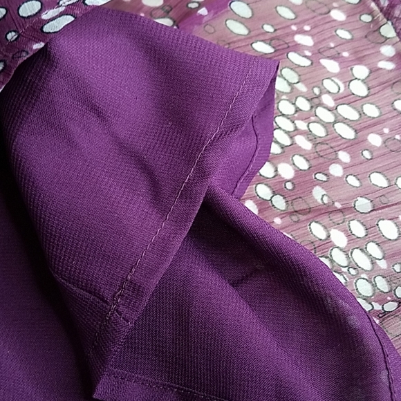 Purple shift dress  e9 - Picture 7 of 8